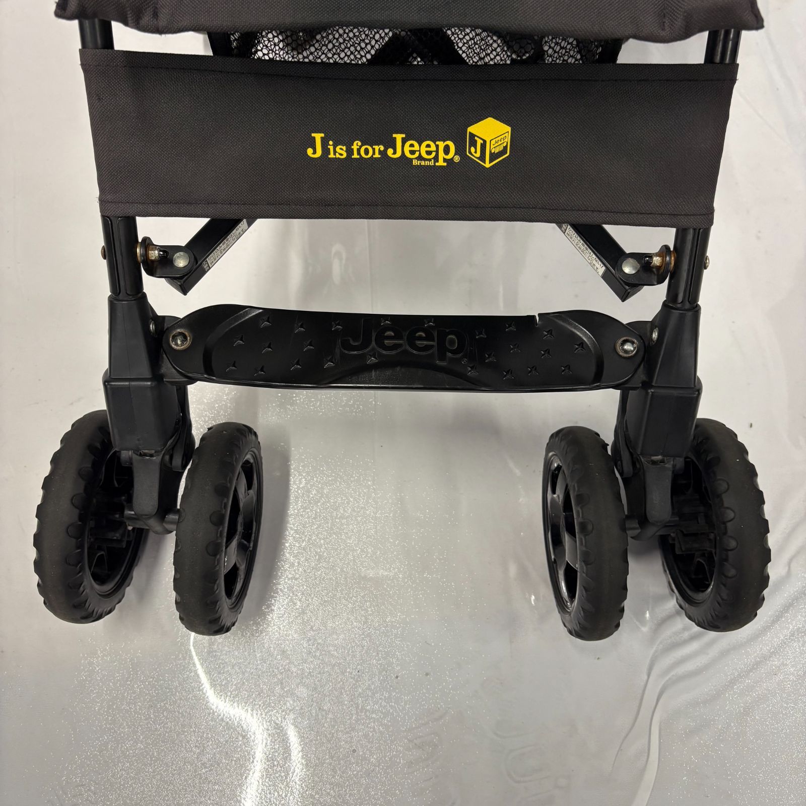 Jeep ベビーカー バギー　ブラック&イエロー 大人気！！！ Jeep ベビーカー バギー ブラック イエロー - メルカリ