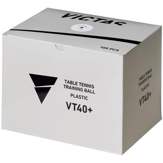 ヴィクタス(VICTAS) 卓球 練習球 VT40+ トレーニングボール ホワイト 100球入 全国送料無料 RSL