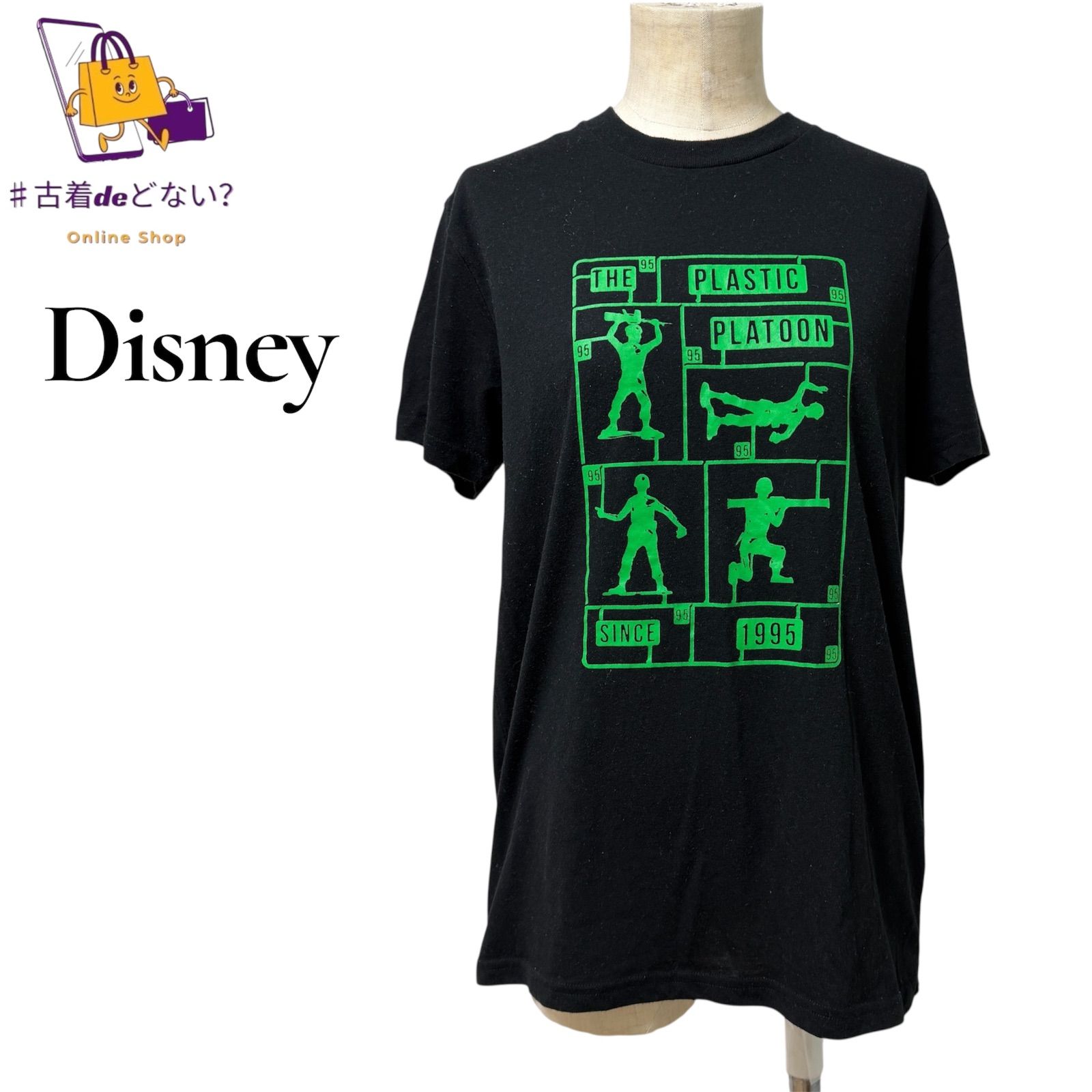 90s TOY STORY グリーンアーミーメン Tシャツ ビンテージ