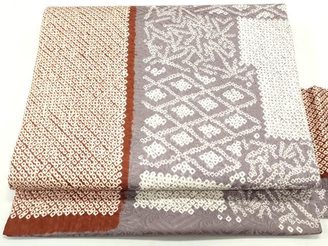 平和屋着物○九寸名古屋帯 唐織 花松菱文 正絹 逸品 DAAV6071ps