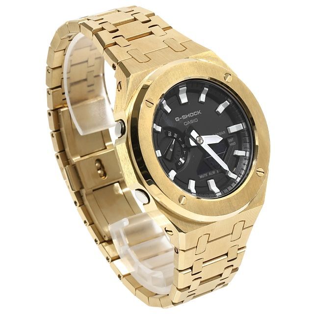 G-SHOCK GA2100 ゴールドフルメタル カスタム カシオーク