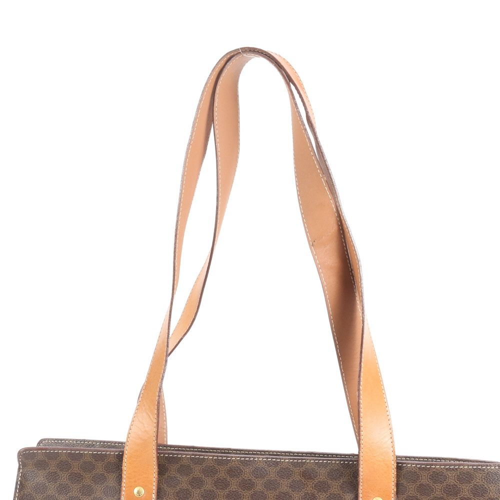 美品 ヴィンテージ セリーヌ マカダム レザー トート バッグ 肩掛け  