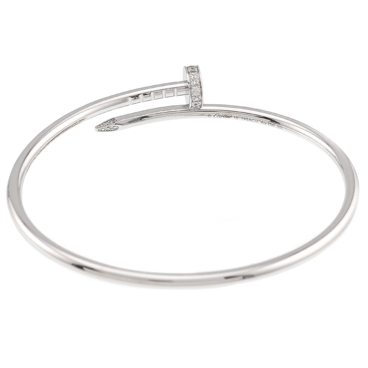 カルティエ Cartier ジュストアンクル スモール SM #15 ダイヤ