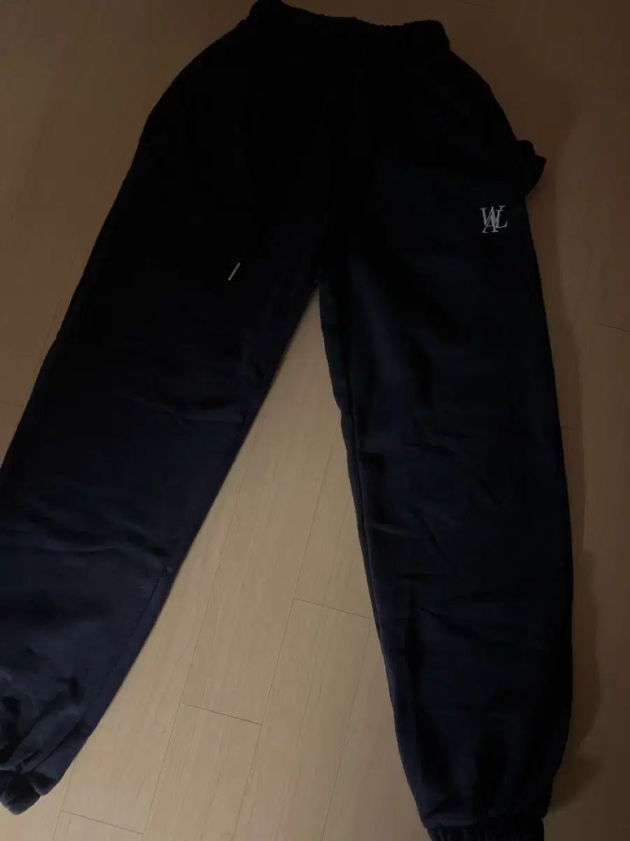 ウアロン ジョガー ネイビー S 起毛なし