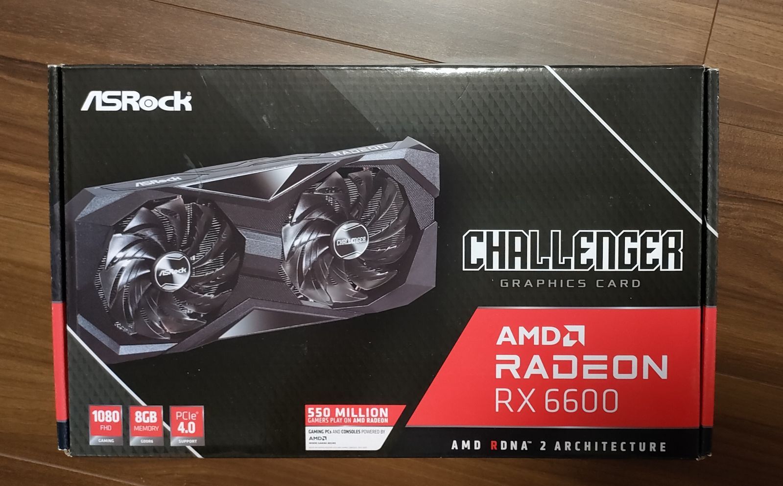 ジャンク】ASRock グラフィックボード AMD Radeon RX6600 GDDR6