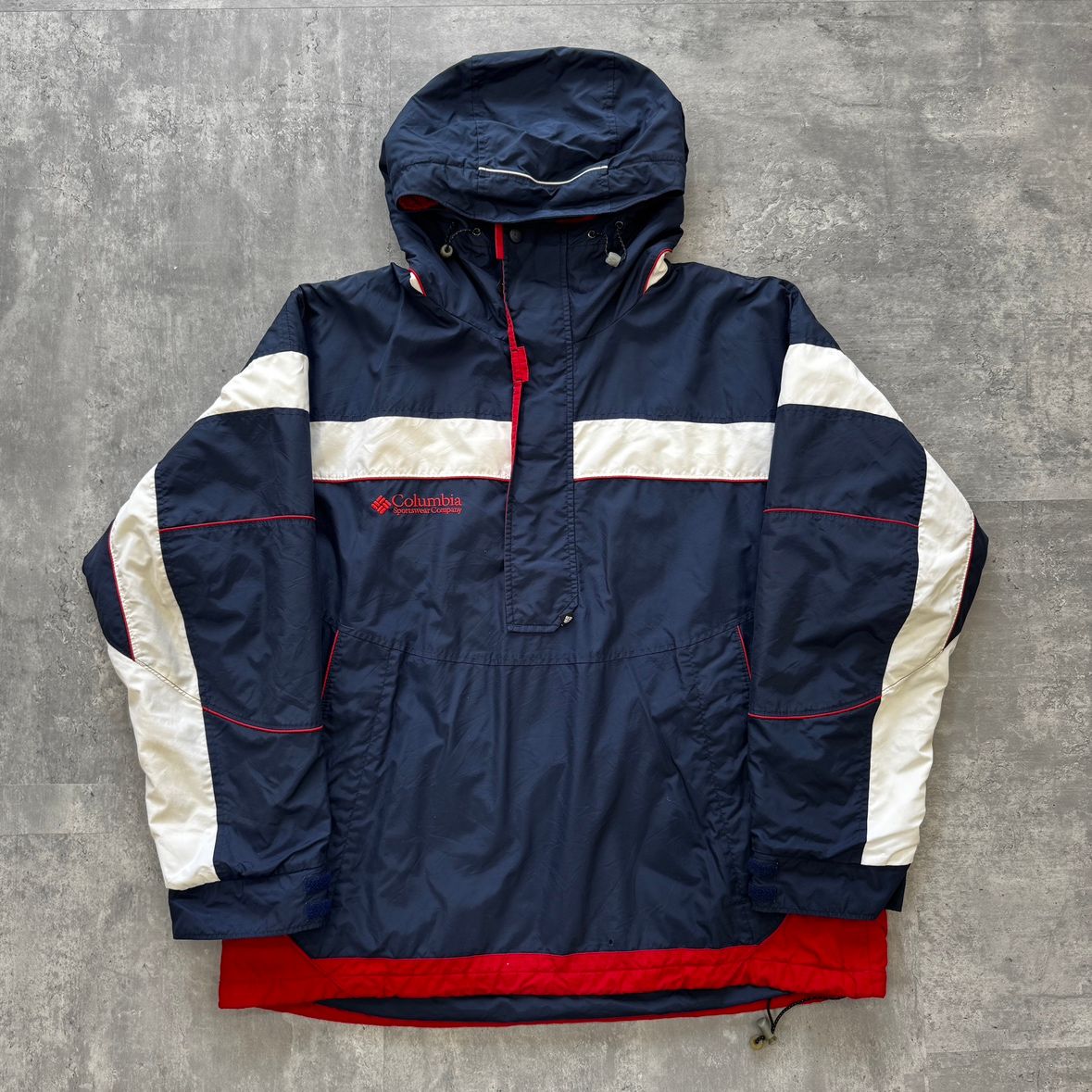 Columbia コロンビア アノラックパーカー ハーフジップ ナイロン 