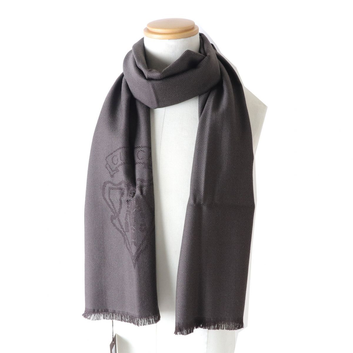 2024-25 秋冬新作  ハイブランドの 未使用品△正規品 クレスト×ヘリンボーン柄 344993 グッチ GUCCI 小物