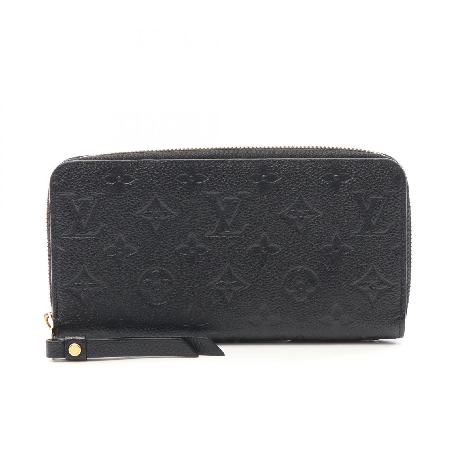 ルイ ヴィトン LOUIS VUITTON ラウンド長財布 ジッピーウォレット モノグラムアンプラント ノワール M61864 ノワール レザー ジッピー ウォレット レディース Used A
