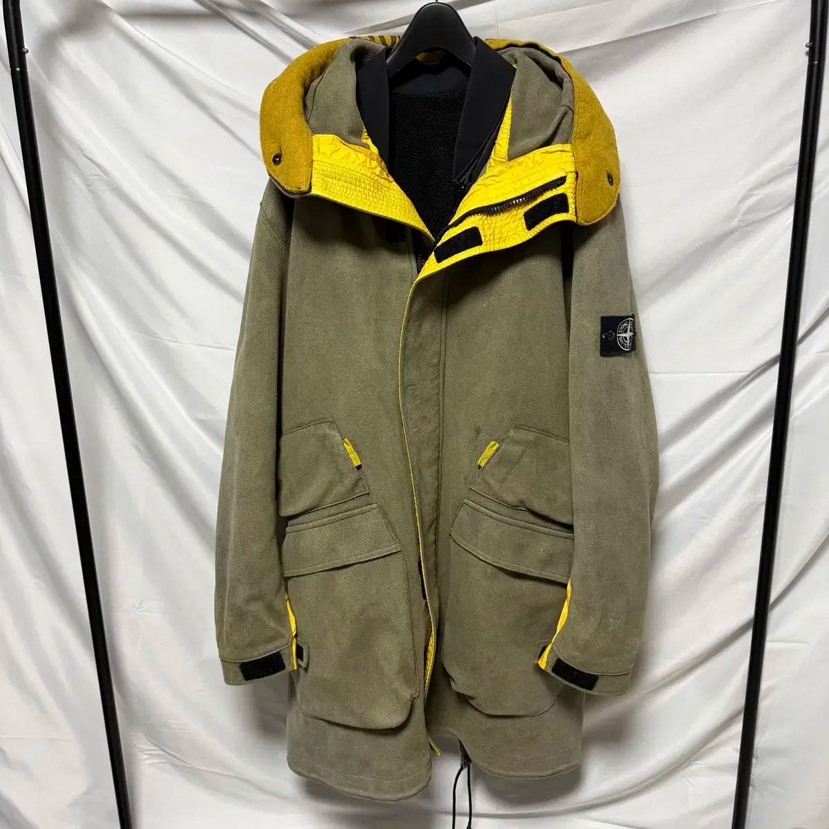 S級 2XL ストーンアイランド メイド スウェード コートジャケット