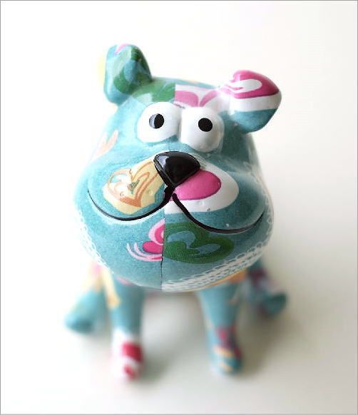 子犬のるーく 貯金箱 陶器製グッズ 貯金箱 おしゃれ 陶器 犬 いぬ ドッグ オブジェ 置物 かわいい