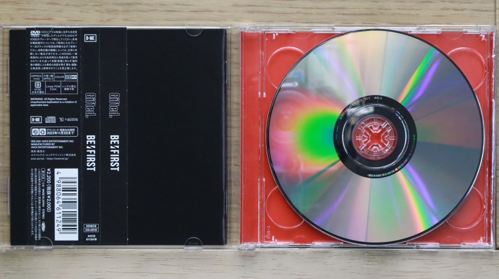 国内盤CD☆ビーファースト/BE:FIRST□ Gifted.(CD+DVD)(B