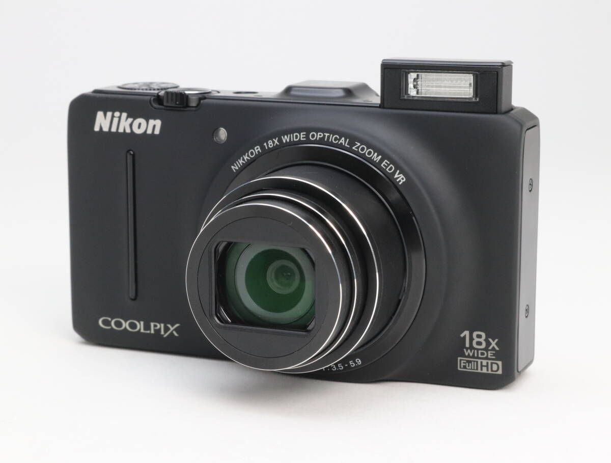 C 実用品 NIKON ニコン COOLPIX S9300 ノーブルブラック 初期不良返品可 99-164