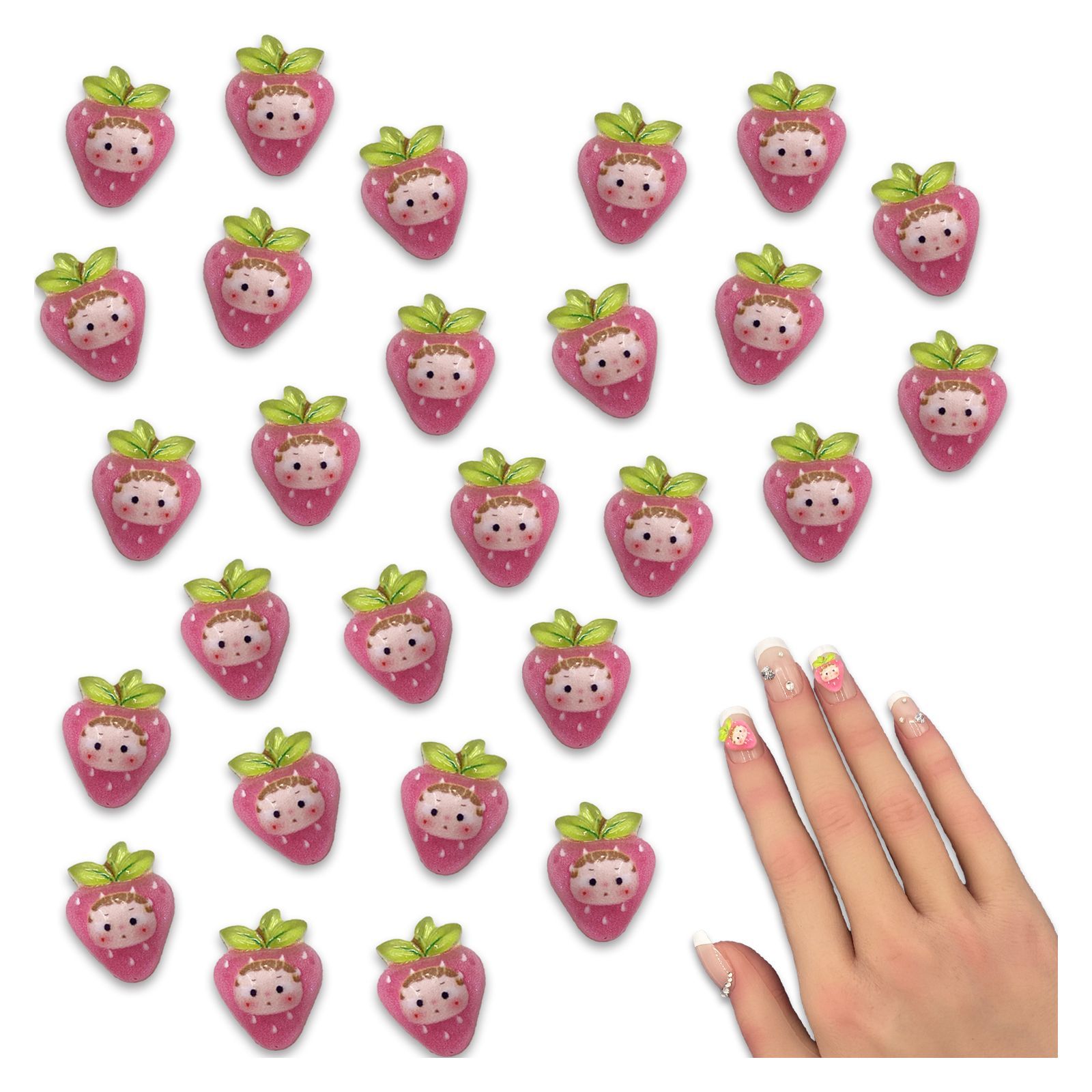 3dネイルパーツ デコパーツ いちご フルーツ 3dネイルパーツ デコパーツ いちご フルーツ ネイルパーツ いちご 果物