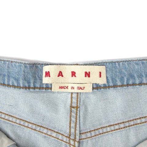 マルニ MARNI ロールアップ デニム パンツ ジーンズ 2020SS ライト  
