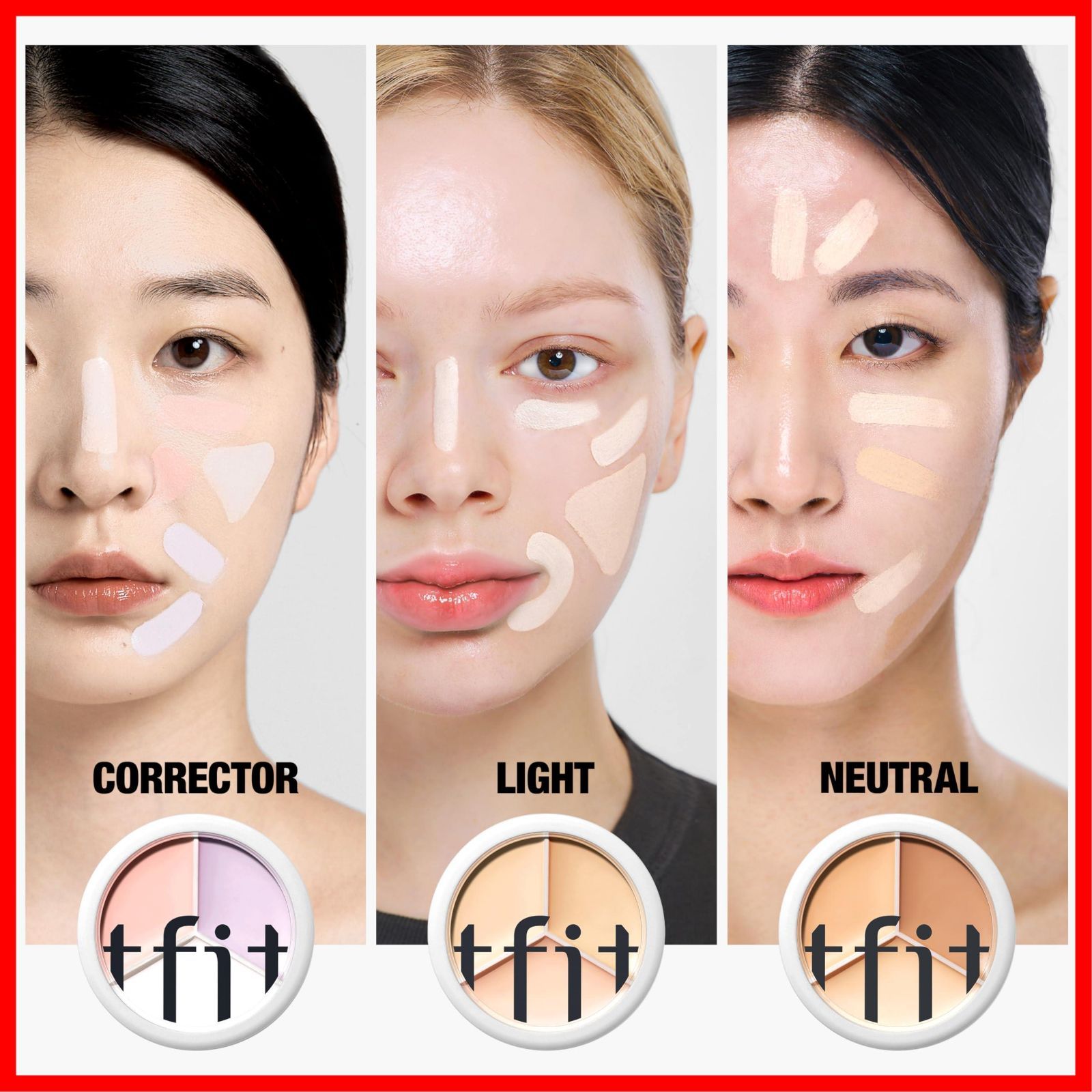 数量 TFIT カバーアッププロコンシーラー 15g 三色 毛穴 ダークサークル SNS ヒット商品 コンパクト オールインワン 00 Light WWW_USTAUSTRALIA_COM_AU