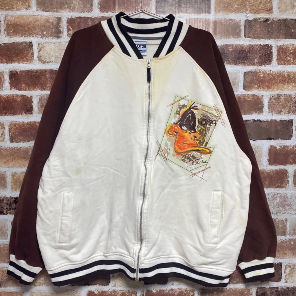 古着 US【LOT29】アウター ブルゾン ジップパーカー XXL メンズ 紳士服 