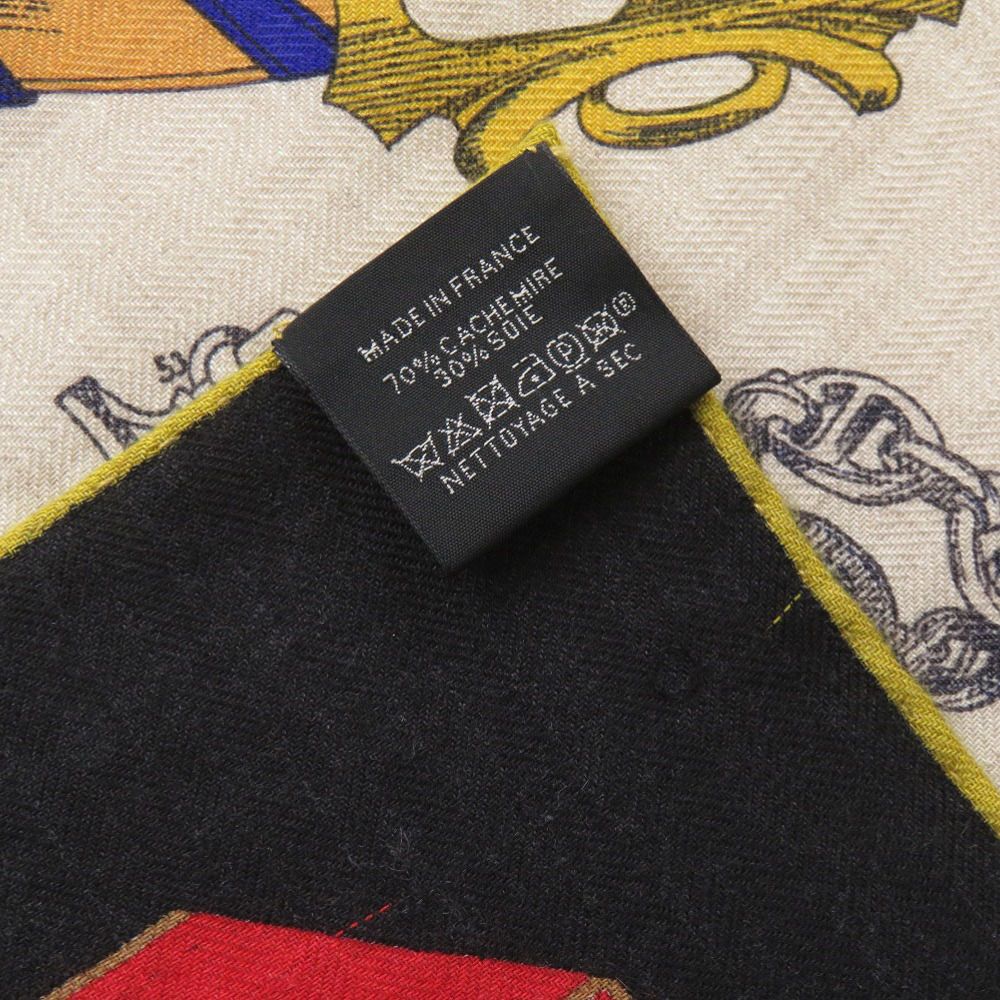 エルメス カシミヤ シルク カレジェアン シュヴォー・デシェネ 140