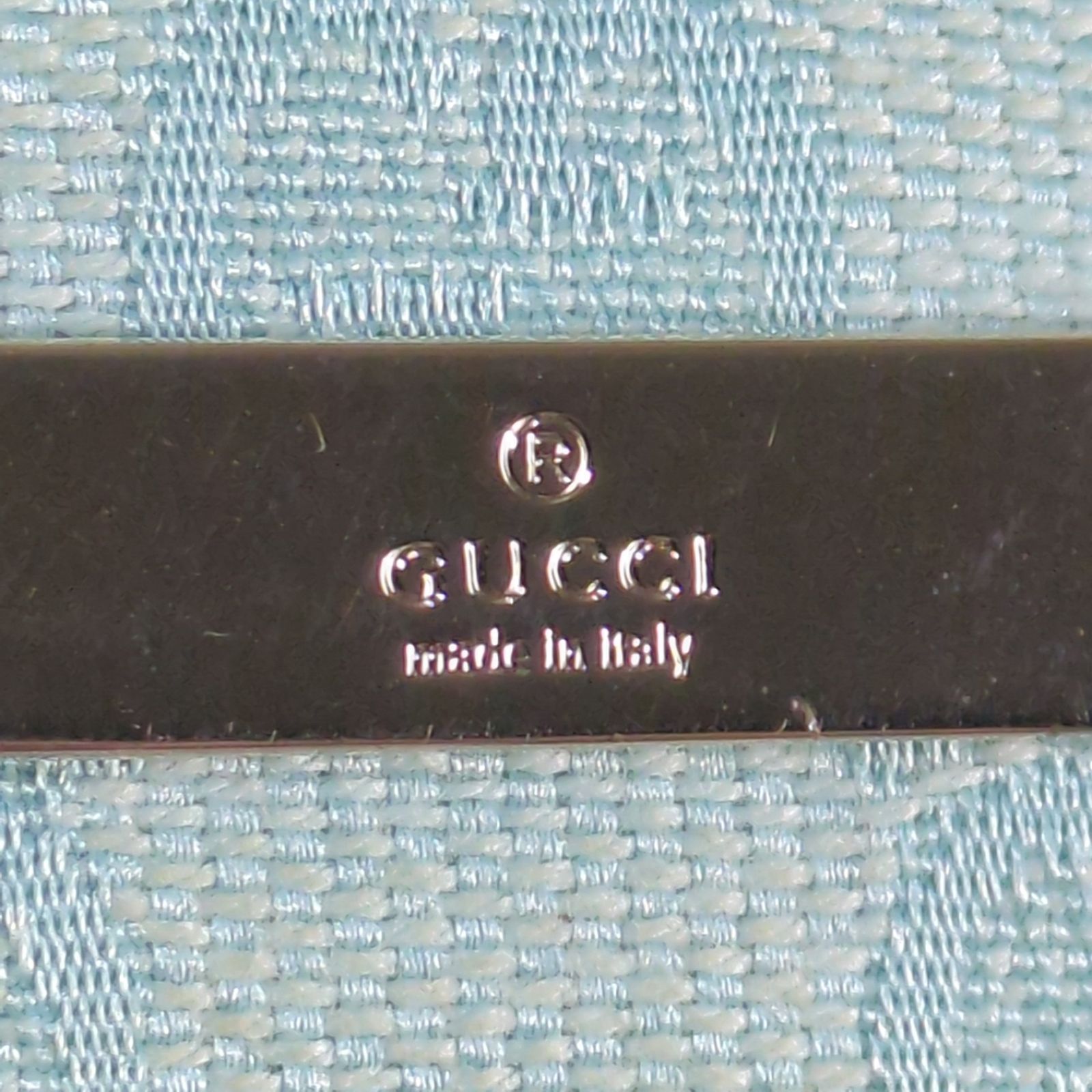 美品‼️GUCCI GGキャンバス 2つ折り財布 キャンバス×レザー グッチ 二つ折り財布 GG総柄 レザー&キャンパス ジャッキー