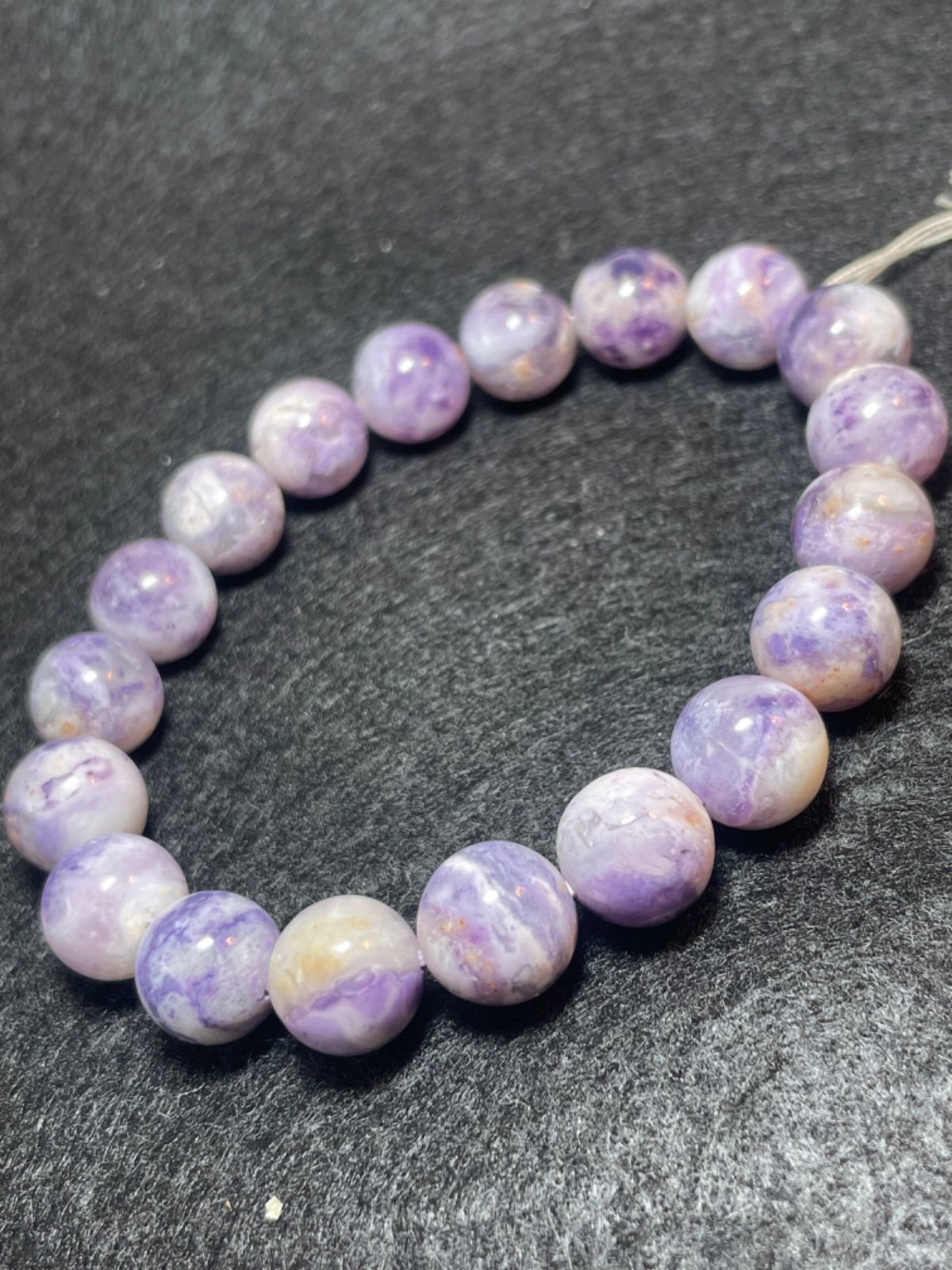 2本組]パワーアップ 波動ブレスレット（BK/G 170mm) 2本組]パワー