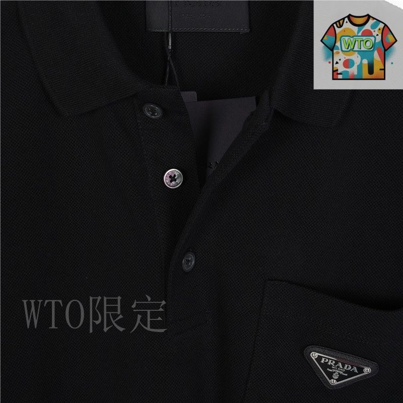 今日特価】Prada 新款 胸三角ロゴポケットポロ - メルカリ