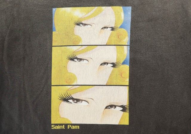 SAINT MICHAEL セントマイケル × P.A.M PERKS AND MINI Tシャツ SAINT MICHAEL/PM_SS TEE/SAINT PAM/BLACK