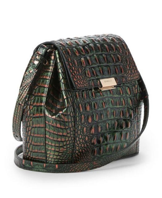 ブランミン レディース ショルダーバッグ バッグ Melbourne Margo Embossed Leather Crossbody Samba Melbourne