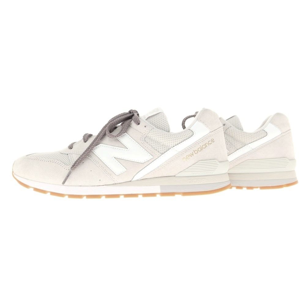 【中古】【未使用】ニューバランス NEW BALANCE 996 スエード ナイロン スニーカー CM996CPS ライトグレー【サイズ26.5】【メンズ】
