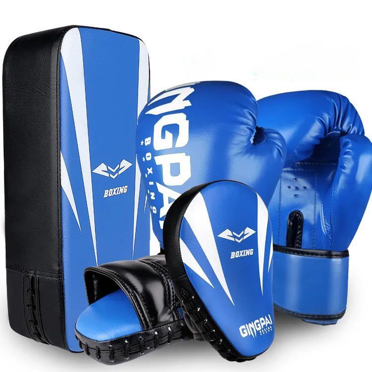 本革　ムエタイ　空手　キックボクシング　キックミット　パンチングミット 市場】UPstore キックミット 子供用 グローブ + 大人用 ミット 5点