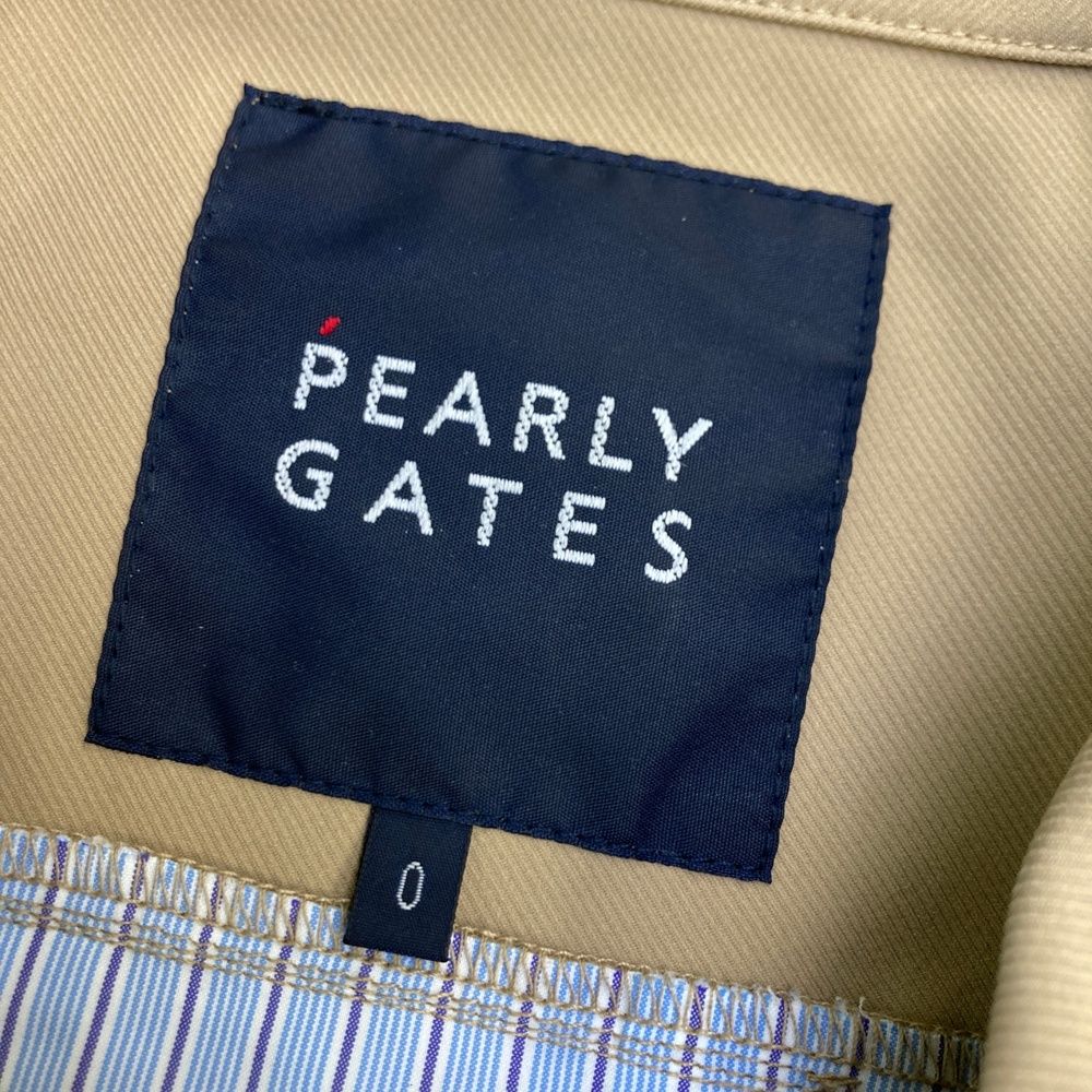 サイズ：0 PEARLY GATES パーリーゲイツ 2024年モデル 半袖ストレッチ