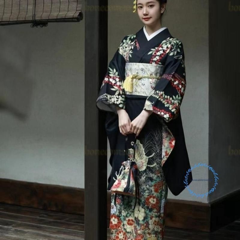 浴衣 単品 レディース 大人っぽい シック 女性 単衣着物 夏着物 花火大会 夏祭り 盆踊り 代 代 代 古典柄 ゆかた ブラック 色 USTAUSTRALIA_COM_AU