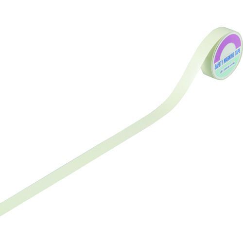 緑十字 高輝度蓄光テープ ＦＬＡ−２５５ 蓄光テープ ２５ｍｍ幅×５ｍ 屋内用 ＰＥＴ