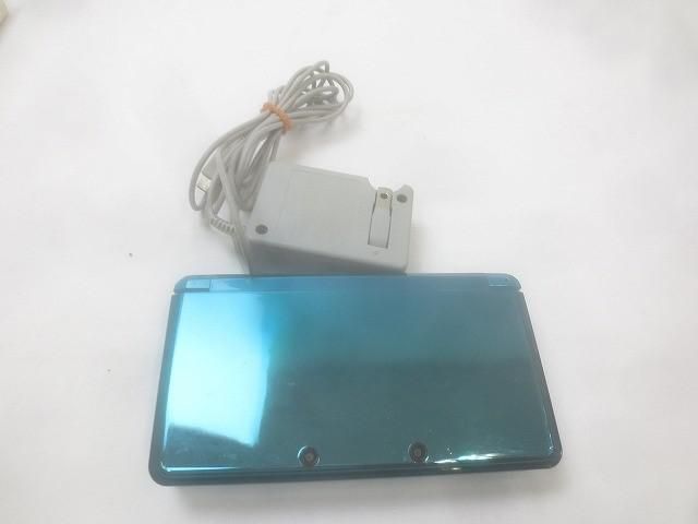 品 ゲーム ニンテンドー3DS 本体 CTR-001 アクアブルー 動作品 充電器付き