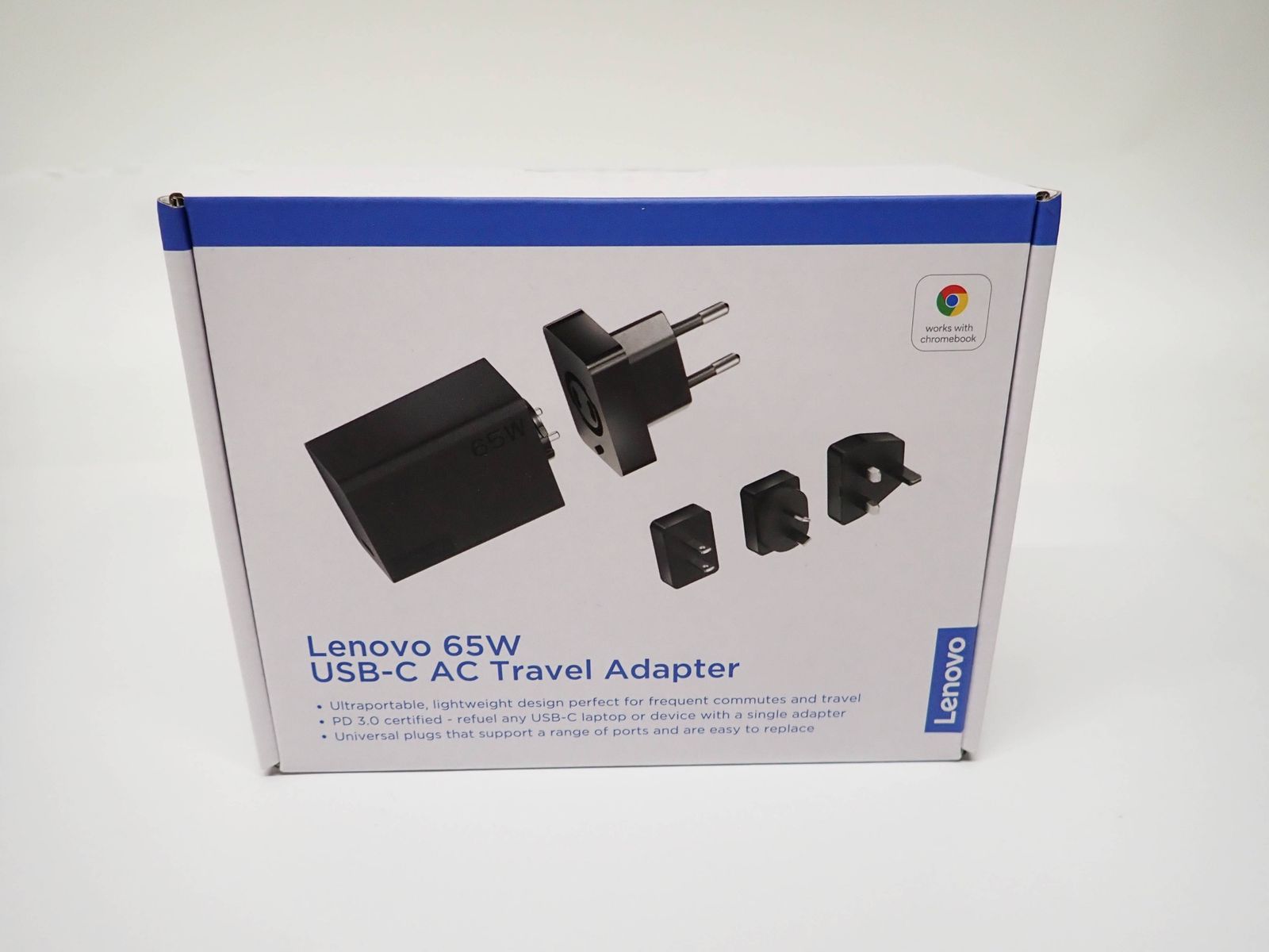 Lenovo 65W USB Type-C AC トラベル ACアダプター ブラック 40AW0065WW コンセント 海外 R2509-249
