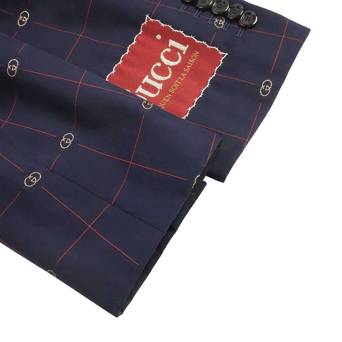 GUCCI グッチ GGチェックジャガードセットアップスーツ 645355 ZAF0S