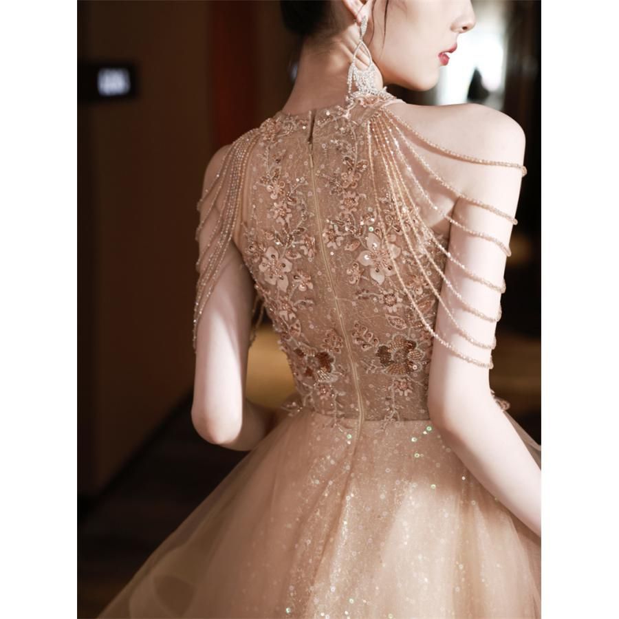 ♡】精緻で体にフィットしたイブニングドレス 結婚式やパーティーに  