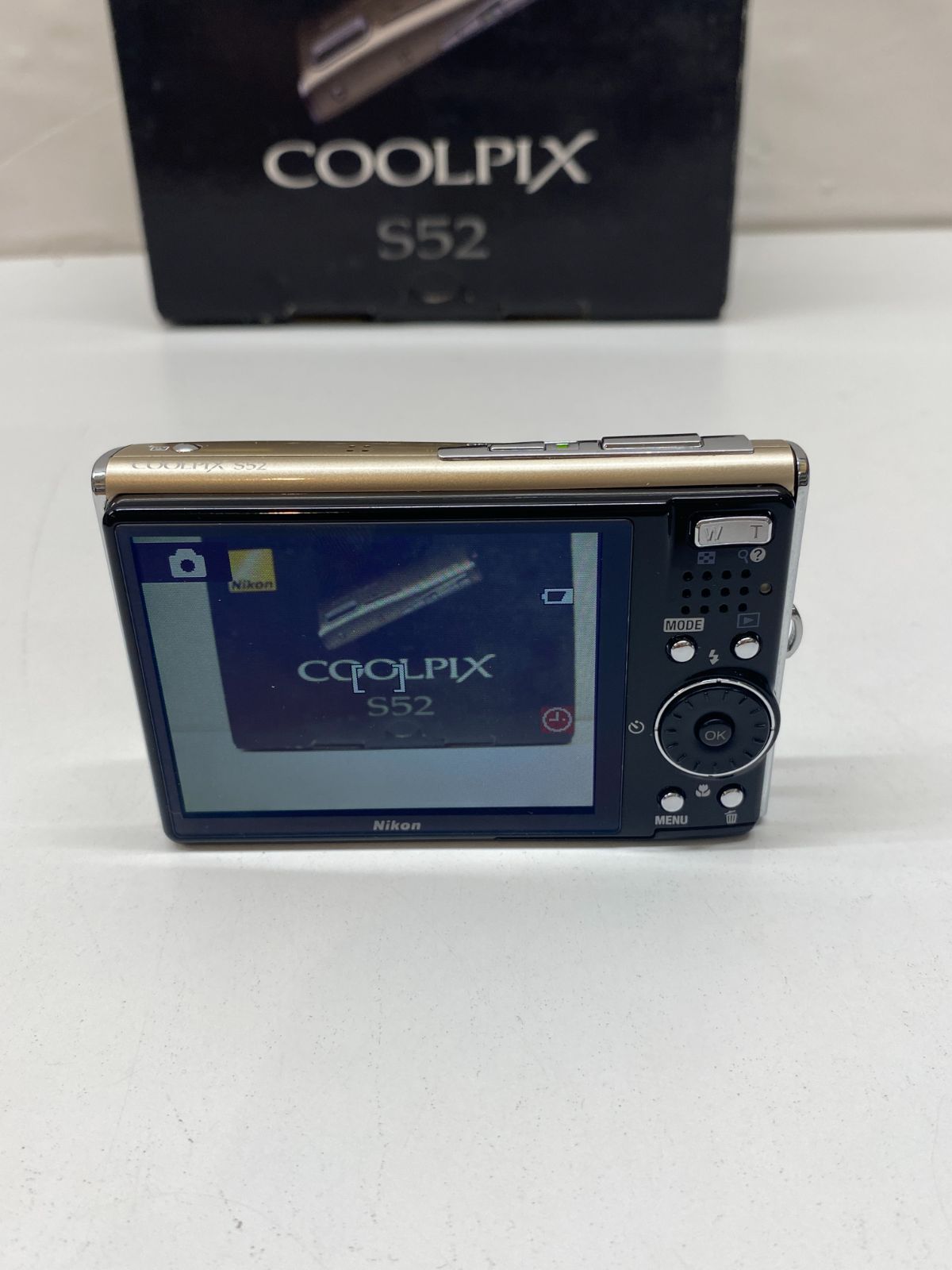 管理番号-SK】Nikon ニコン COOLPIX S52 デジカメ 現状品 簡易通電確認 