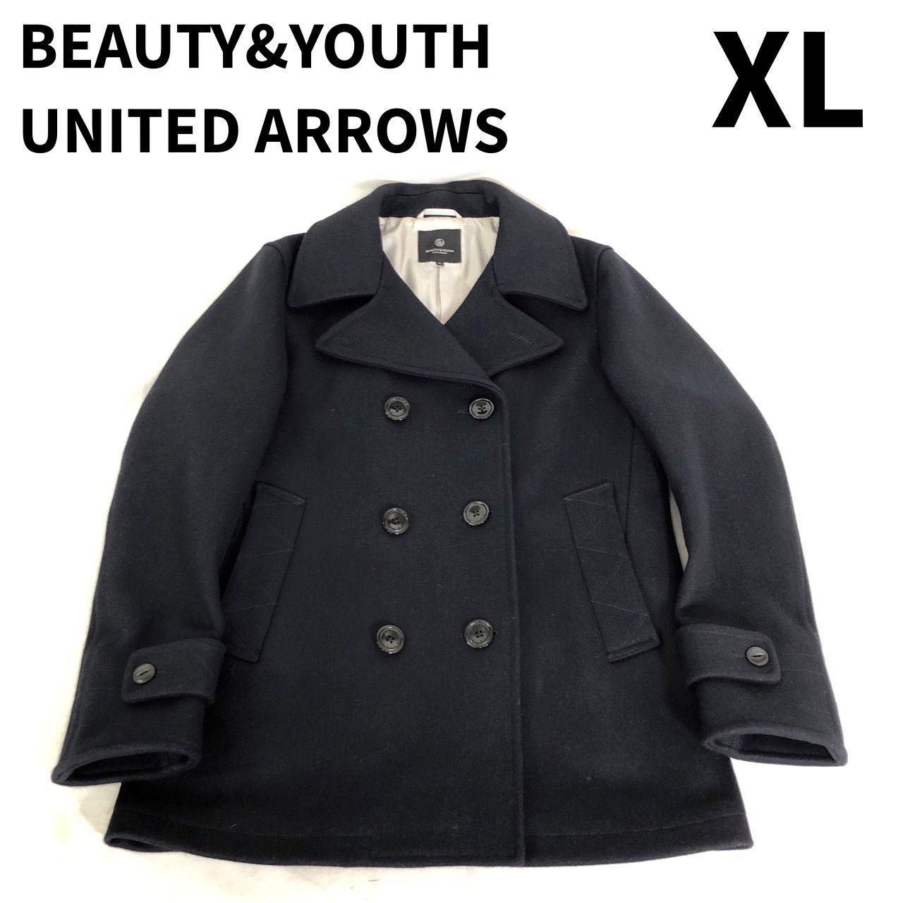 BEAUTY&YOUTH UNITED ARROWS ビューティーアンドユースユナイテッドアローズ ピーコート Pコート ネイビー XL メンズ 【 送料無料】 MID - メルカリ