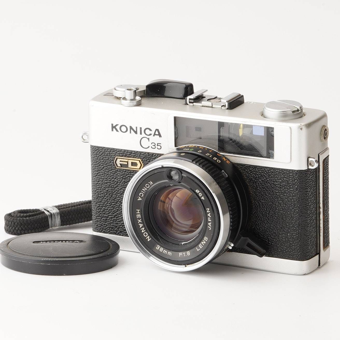 フィルムカメラ Konica C35 FD Hexanon 38mm F1.8 コニカ Konica C35 FD コンパクトフィルムカメラ / HEXANON 38mm F1.8