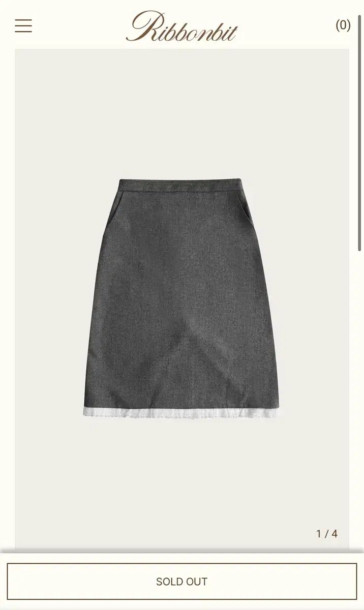 リボンライト Hidi Frill Skirt スカート