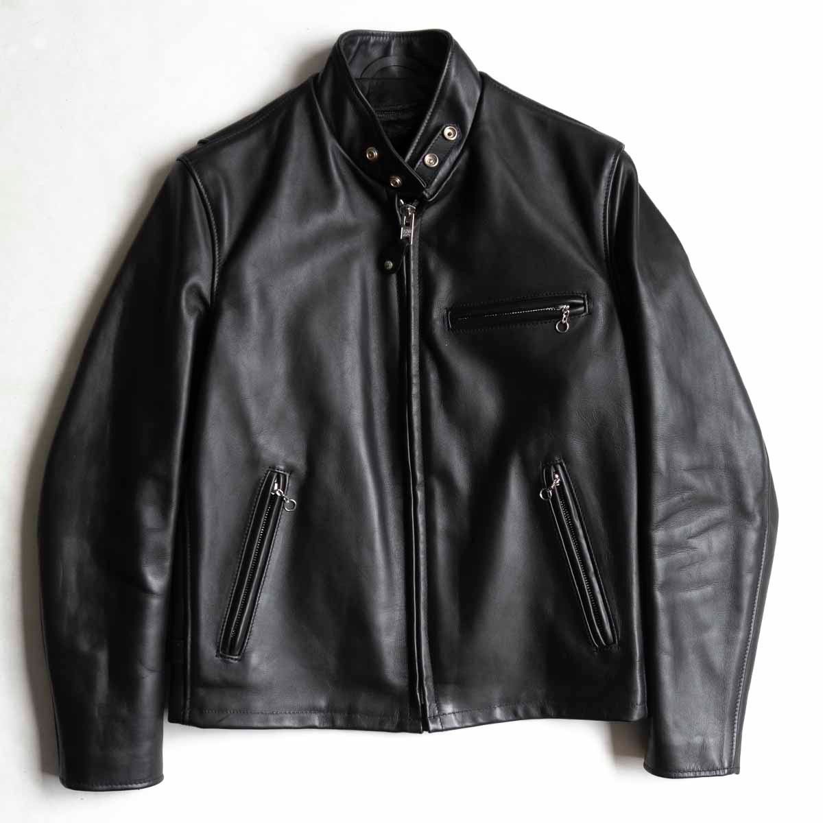 極美品✨ ショット シングルライダース ジャケット ボアライナー 641E 38 美品】SCHOTT【641/シングルライダースジャケット】38 ボア