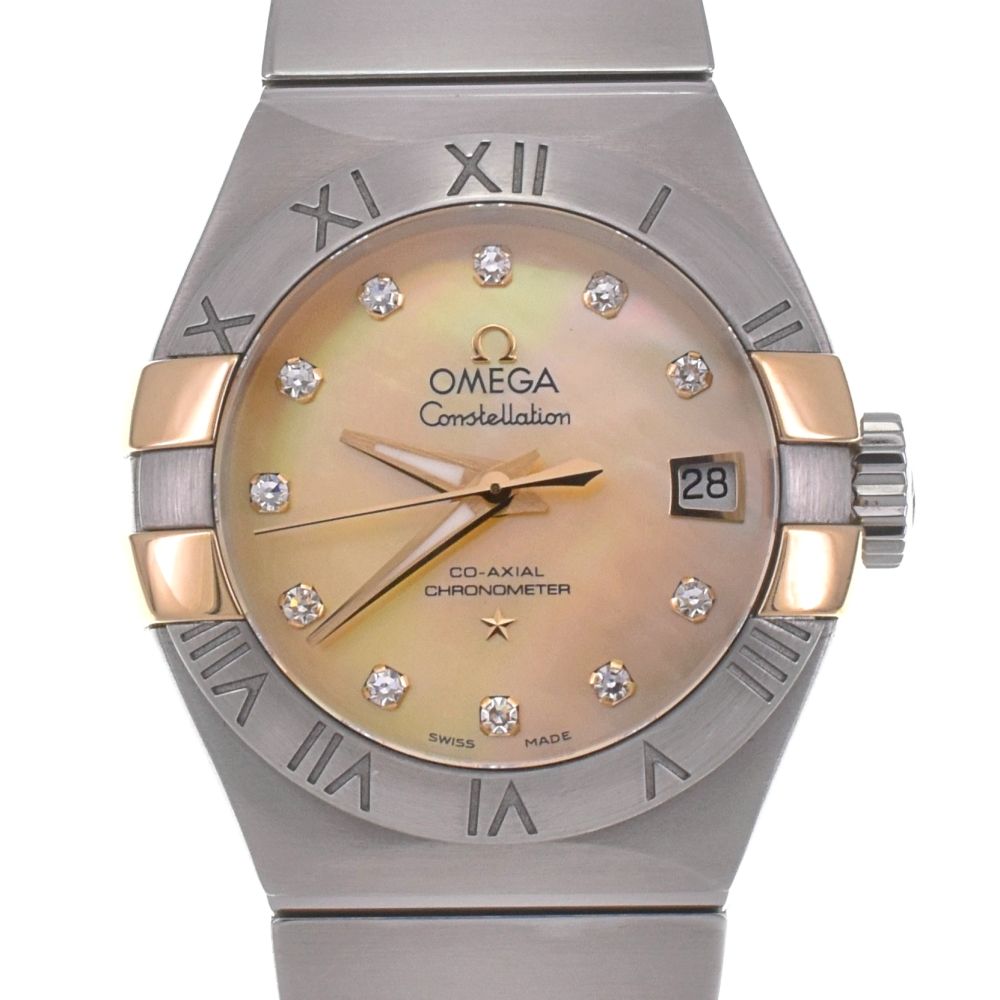 オメガ 123.20.27.20.57.003 SS YG レディース 自動巻き