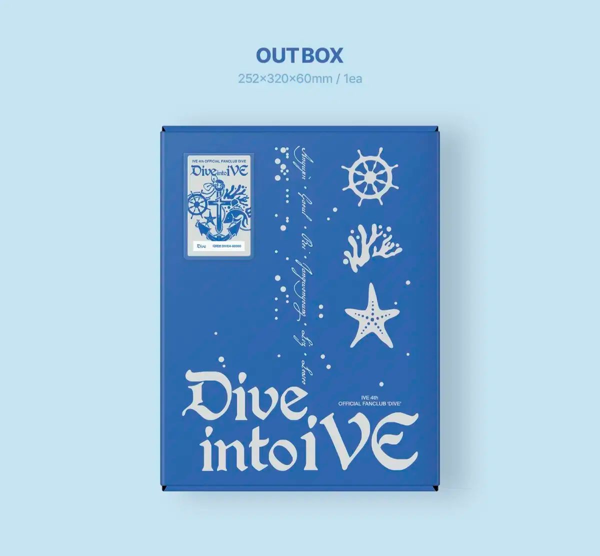 ファンクラブ IVE(アイヴ) DIVE Qoo10] フル 入会特典キット IVE