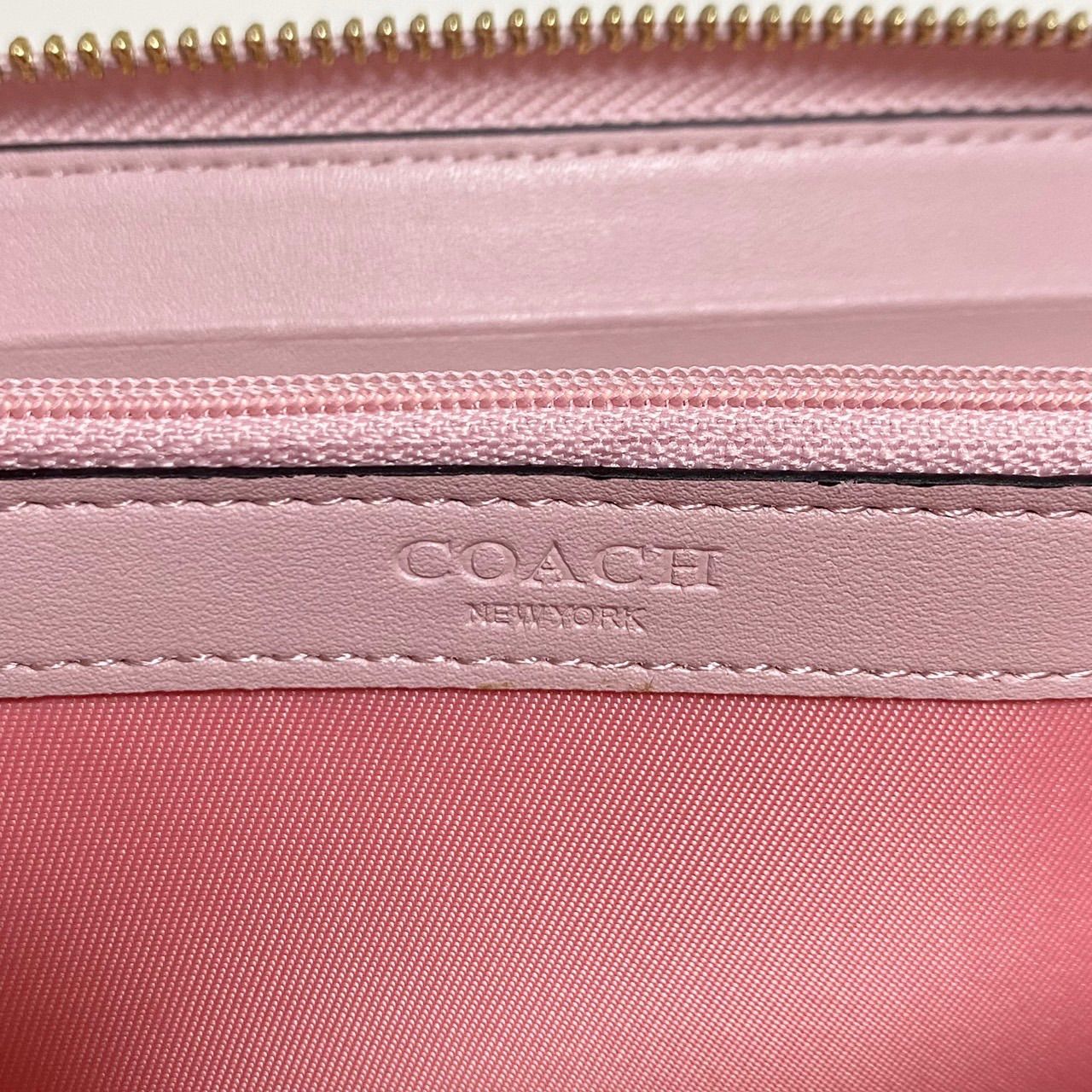 限定セール！COACH 長財布 シグネチャー アコーディオン ジップ F54630