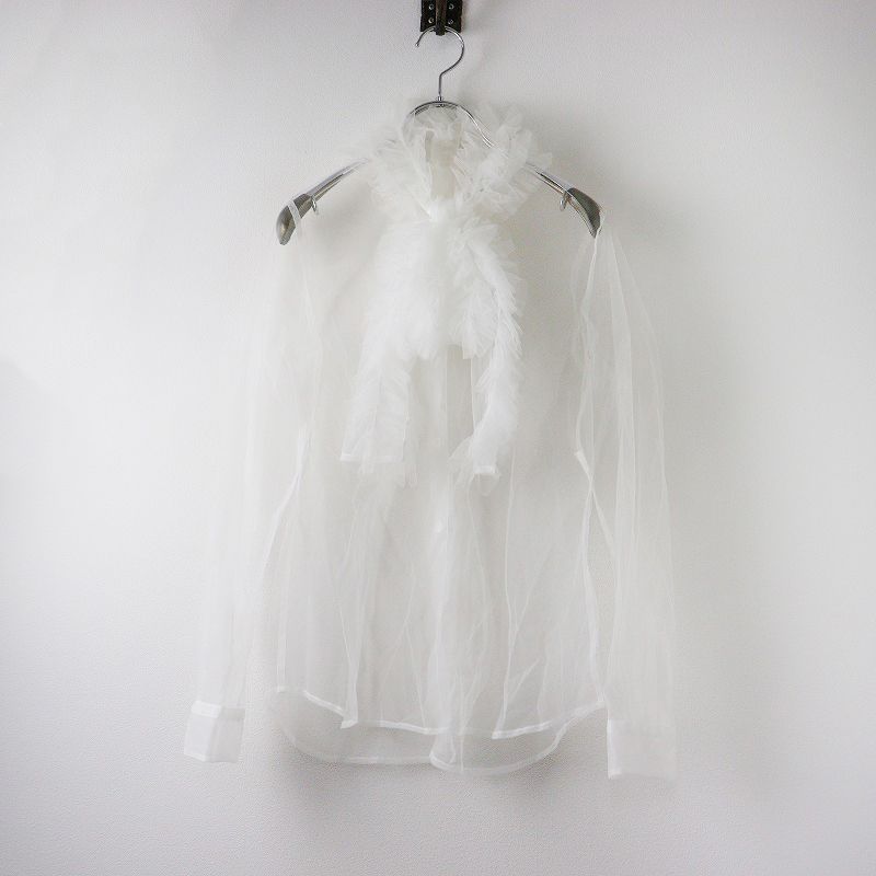 ノワールケイニノミヤ　コムデギャルソン　チュールトップス noir kei ninomiya コムデギャルソン】チュールトップスS