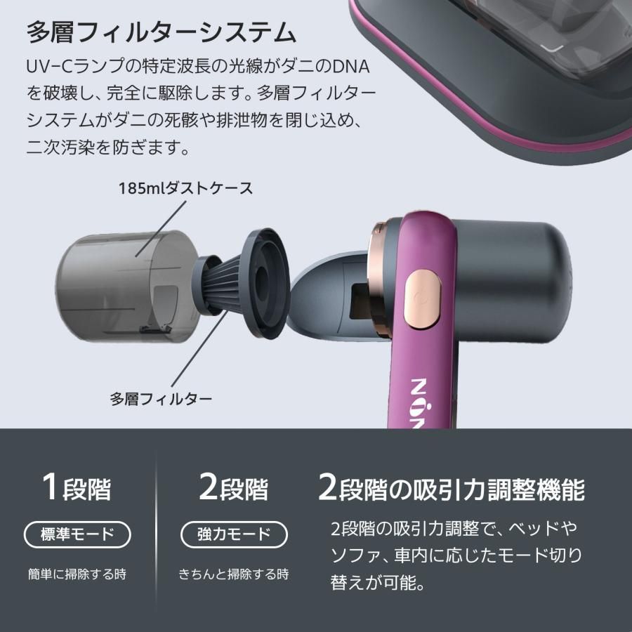 布団クリーナー 布団用掃除機 ダニ取り掃除機 ベット掃除機