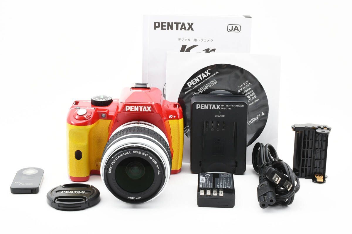 ペンタックス 眠 PENTAX K-X レンズキット レッド