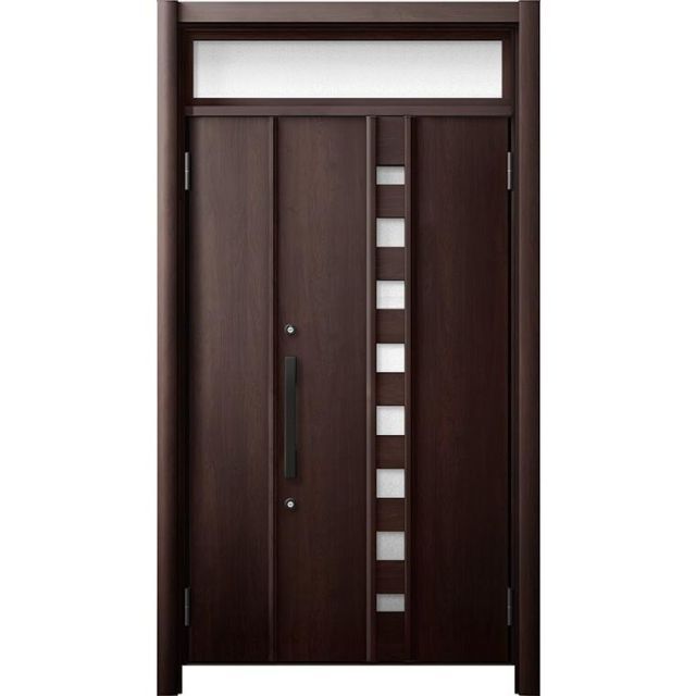 リシェント 玄関ドア3 断熱仕様 / 非防火 K2 C15型 木目調 片開き 特注サイズ W：877〜977mm × H：1,943〜2,356mm カバー工法 LIXIL TOSTEM LIXIL | 玄関まわり | リシェント玄関ドア３・リシェント玄関ドア３