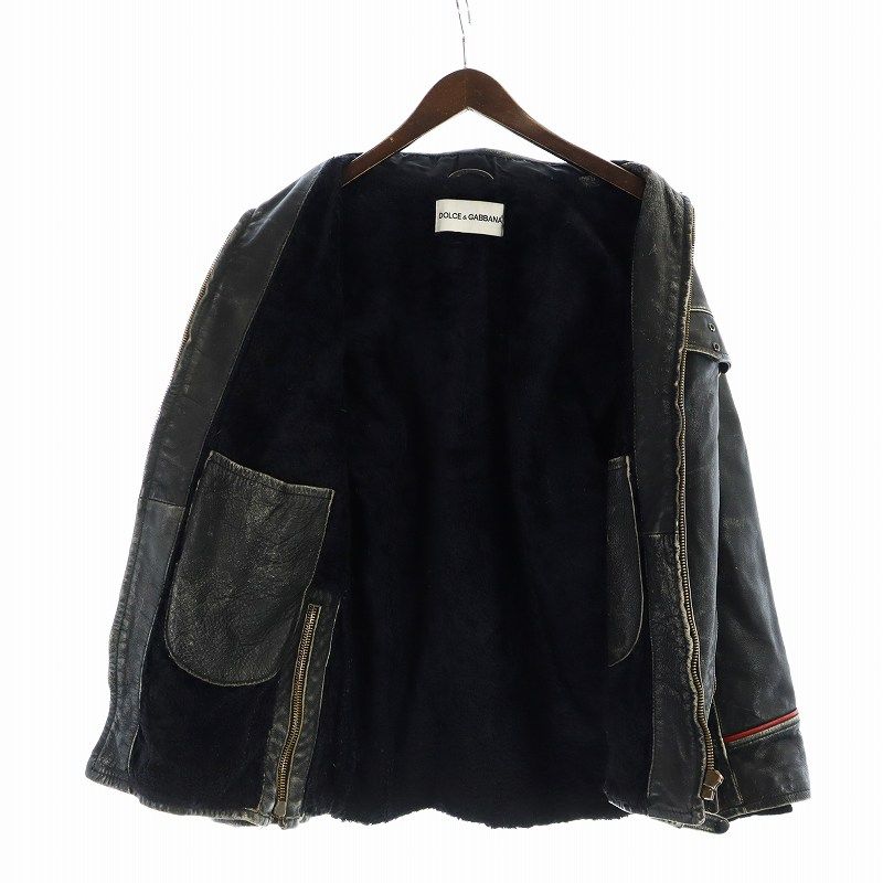 ドルチェ&ガッバーナ ドルガバ DOLCE&GABBANA ライダースジャケット
