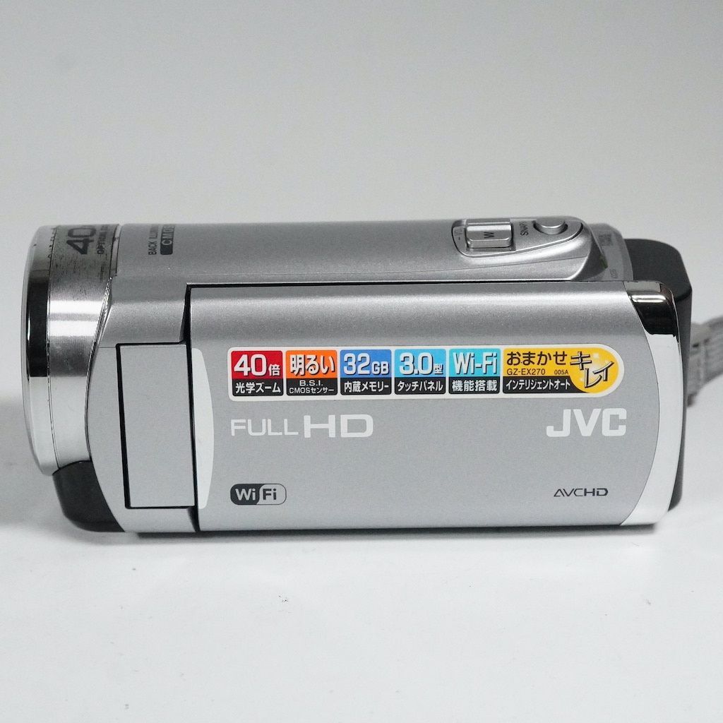JVC Victor Everio GZ-EX270-S シルバー 動作OK 返金保証 /1792 - メルカリ