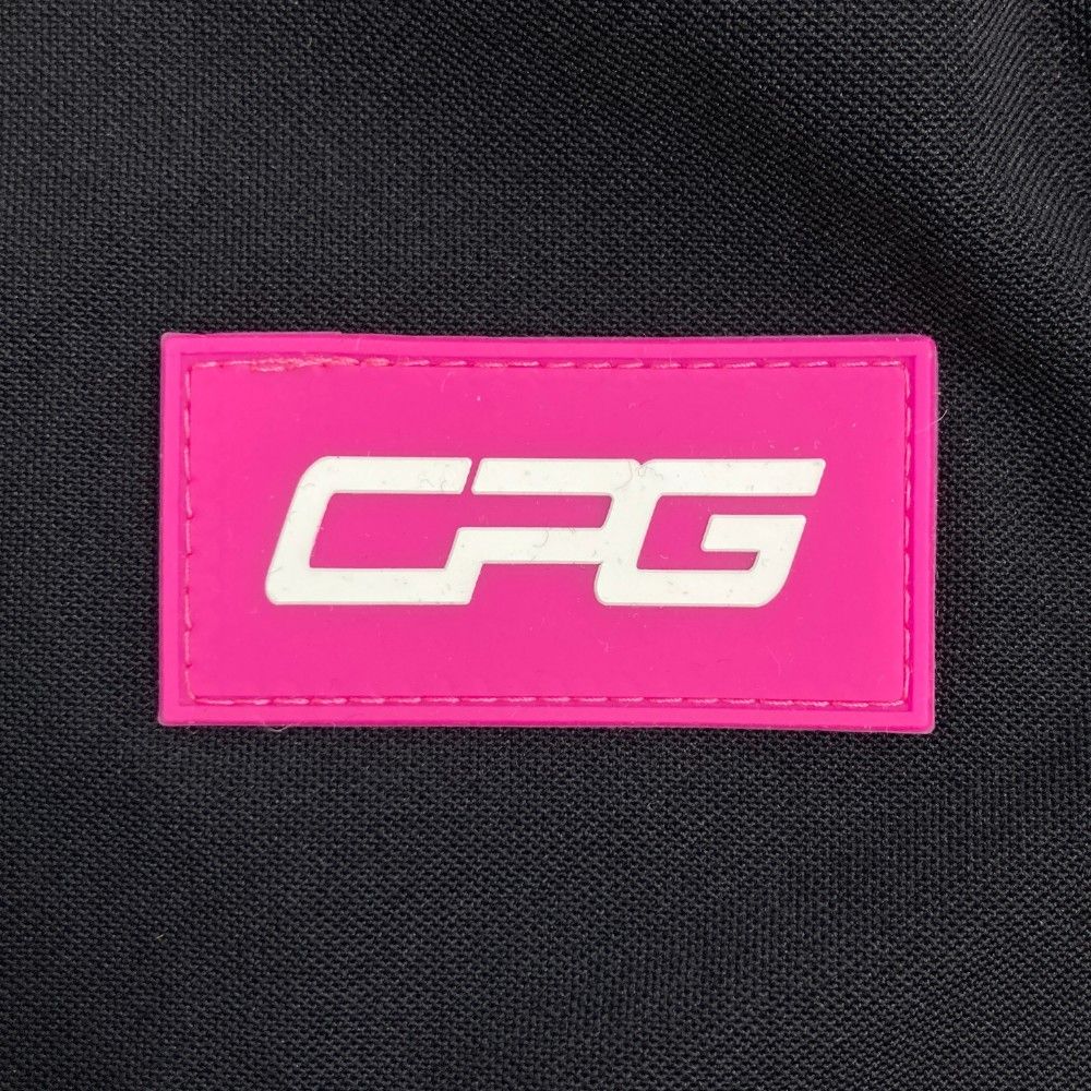 サイズ：M CPG GOLF シーピージーゴルフ  ハーフジップ ノースリーブポロワンピース  ブラック系 [240101436119] ゴルフウェア レディース ストスト サイズ：M CPG GOLF シーピージーゴルフ ハーフジップ